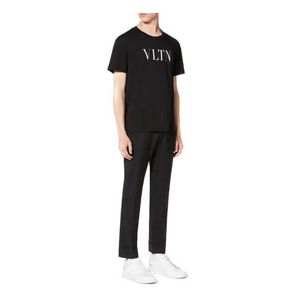 【 ヴァレンティノ Tシャツ コピー】VLTN ロゴ TシャツG10V 3LE 0NR