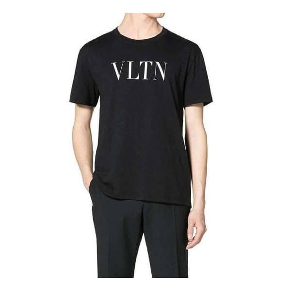 【 ヴァレンティノ Tシャツ コピー】VLTN ロゴ TシャツG10V 3LE 0NR