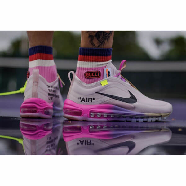 オフ ホワイト ナイキ エアマックス スーパーコピー スニーカー ナイキ ランニングシューズ Off-White エアマックス97 AJ4585-600