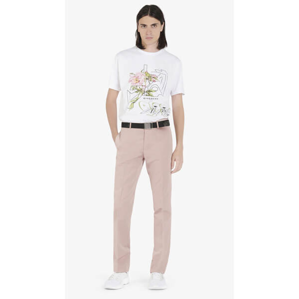  ジバンシー tシャツ 偽物 GIVENCHY 2025新作 フローラル ピオニー プリントTシャツ