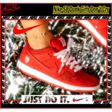 ナイキ スニーカー コピー ガールズドントクライ 偽物 Girls Don't Cry SB Dunk Low Very "RED" SS 19