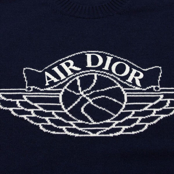 めっちゃいい感じ♪ディオール ナイキ カジュアル コピー ディオール x ナイキ Air Jordan Wings Sweater NATURAL