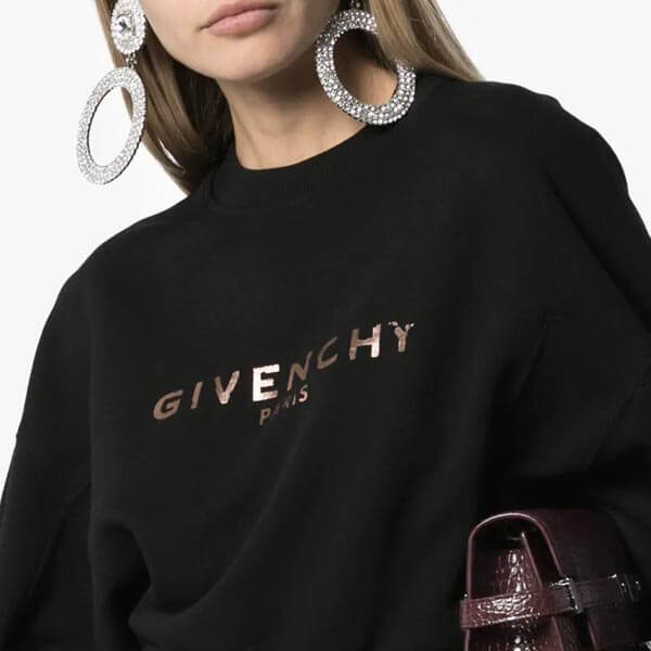 2025新作限定大人気 ジバンシィ偽物 GIVENCHY G562 CROPPED SWEATSHIRT BWJ00D3Z2L-001