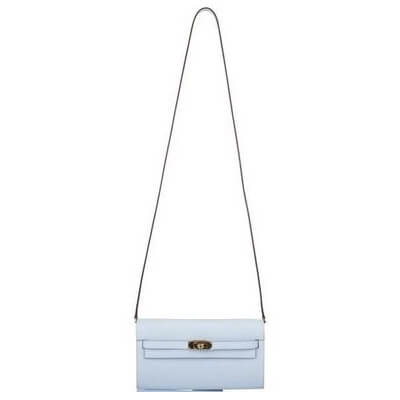 海外限定エルメススーパーコピー 2020【Portefeuille Kelly Classique To Go】Bleu Brumeは希少です