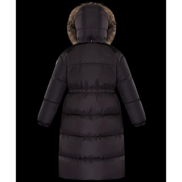 2020-21年AW☆MONCLER☆偽物 リバーシブルシアリング・ダウンコートBAGAUD☆ 12A 