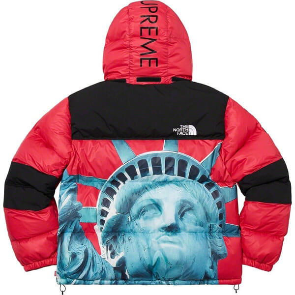 シュプリーム コラボ ザ ノースフェイス 偽物 Statue Of Liberty Mountain Jacket