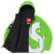 シュプリーム north face 偽物 ノースフェイス コラボ ロゴ入りフリース ライム Li...