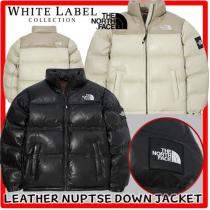 ★人気★ザノースフェイス★LEATHER NUPTSE DOWN JACKE.T コピー★NJ1...