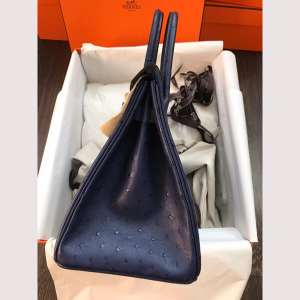 エルメス★(入手不可能.顧客のみの特権)Birkinオーストリッチ30cmスーパーコピー ハンドバッグ