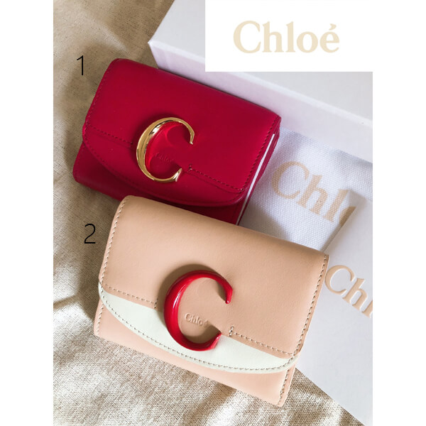 【アウトレット】クロエChloe クロエシー♪三つ折り財布♪偽物ミニ財布
