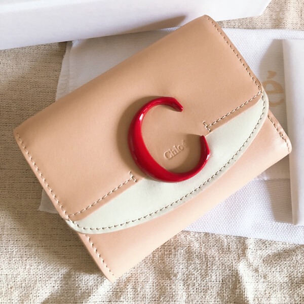 【アウトレット】クロエChloe クロエシー♪三つ折り財布♪偽物ミニ財布