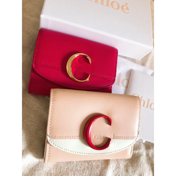 【アウトレット】クロエChloe クロエシー♪三つ折り財布♪偽物ミニ財布