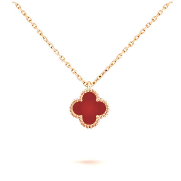 ヴァン クリーフ＆アーペル Sweet Alhambra carnelian ペンダントコピー