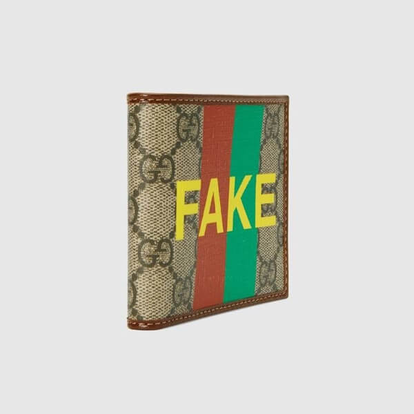 【グッチ】Fake/Not グッチ 財布 偽物プリント*ダブルG*二つ折りウォレット*636166 2GCAG 8280