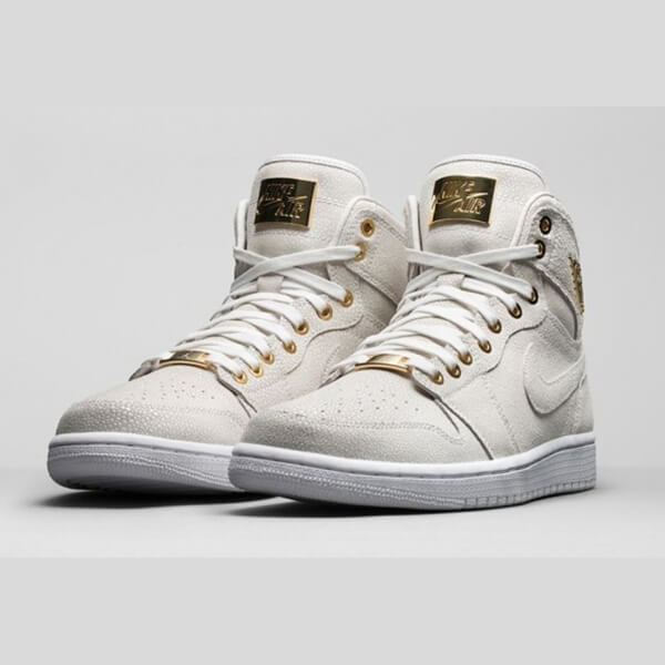 【大人気★限定コラボ】ナイキ Jordan 1 Retro Pinnacle White 偽物705075-130 2015