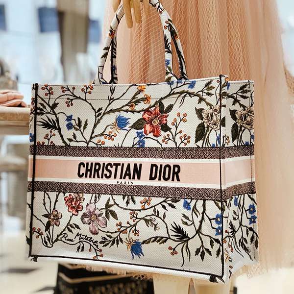 【DIOR ディオール ブックトート コピー】“DIOR BOOK TOTE”ローザ ムタビリス スモールバッグ