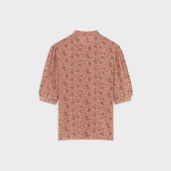 ＜新作21SS＞ 花柄バルーンスリーブ ボウブラウス●セリーヌ● 偽物 2B243301M.25PL