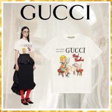 新作 グッチ "Mad Cookies" プリント Tシャツ 偽物 580762 XJCYN 9095