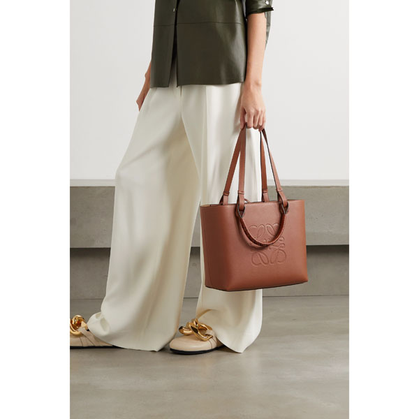 ロエベ Anagram Small leather tote 偽物 A717S72X031100