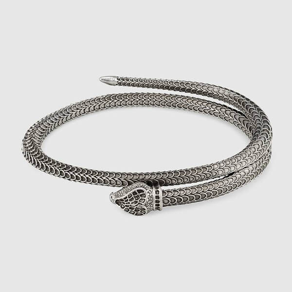【グッチ】グッチガーデンシルバースネークブレスレット コピー 577283J8400 0811