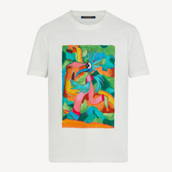 ルイヴィトン☆LV メン コットンTシャツ 偽物 1A8P0W