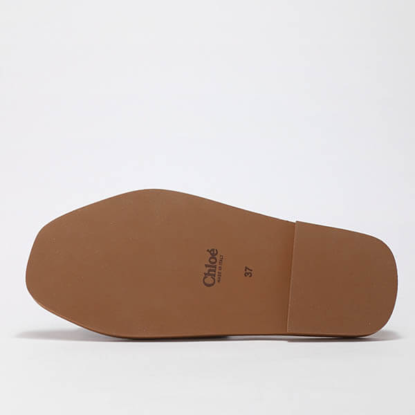 クロエ ウッディ  キャンバス WOODY フラットミュール 偽物 CHC19U18808101