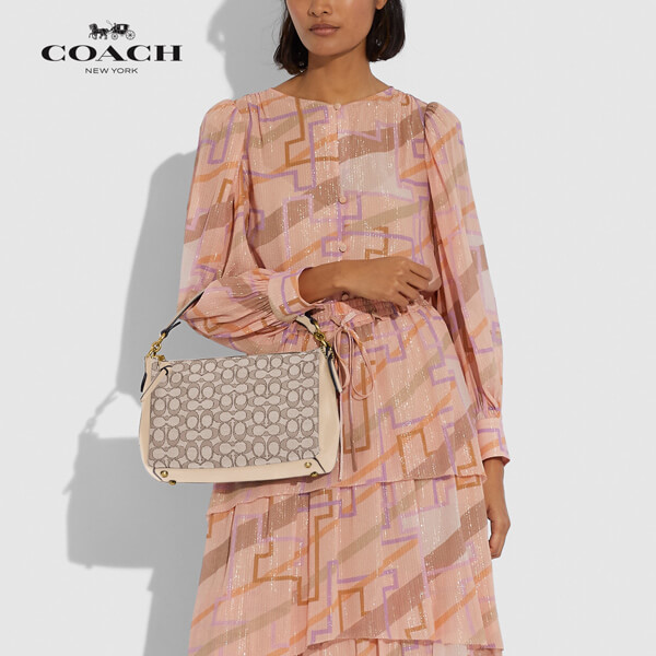 コーチ☆ スーパーコピー シェイ クロスボディ シグネチャー jacquard 5215