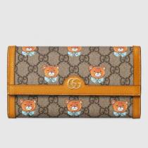 グッチ公式★EXO-KAI x グッチ 限定品 ベアプリント GG長財布 コピー 660509 2YSAG 8695