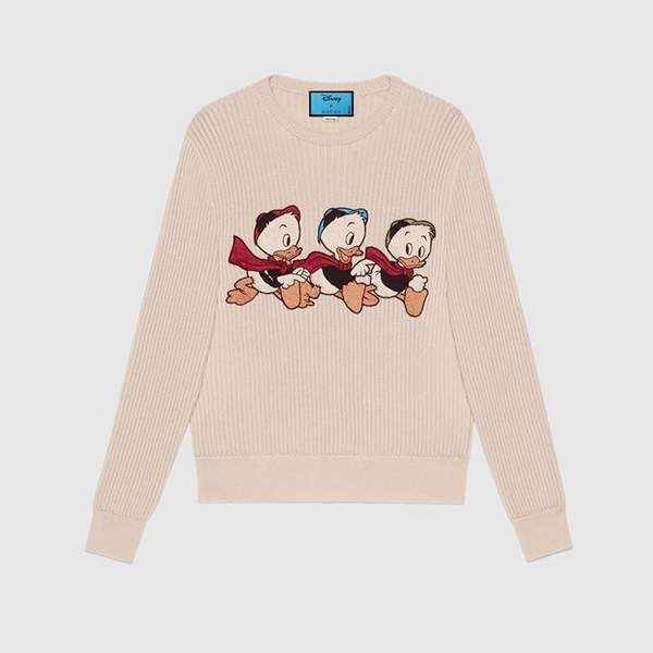 グッチ x DISNEY ドナルドダック コピー  ニット セーター