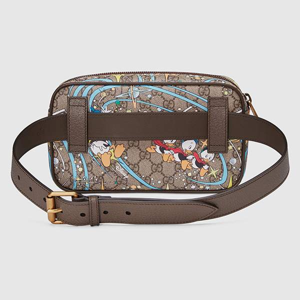 グッチ x DISNEY ドナルドダック プリント ベルトバッグ 602695 2O4AT 8679