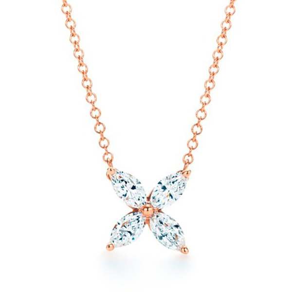 人気♪ ティファニー 偽物 18K ダイヤモンドネックレス Tiffany