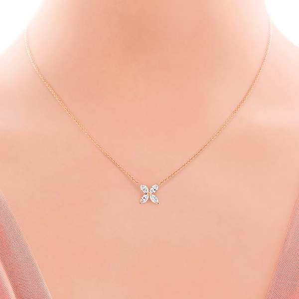 人気♪ ティファニー 偽物 18K ダイヤモンドネックレス Tiffany