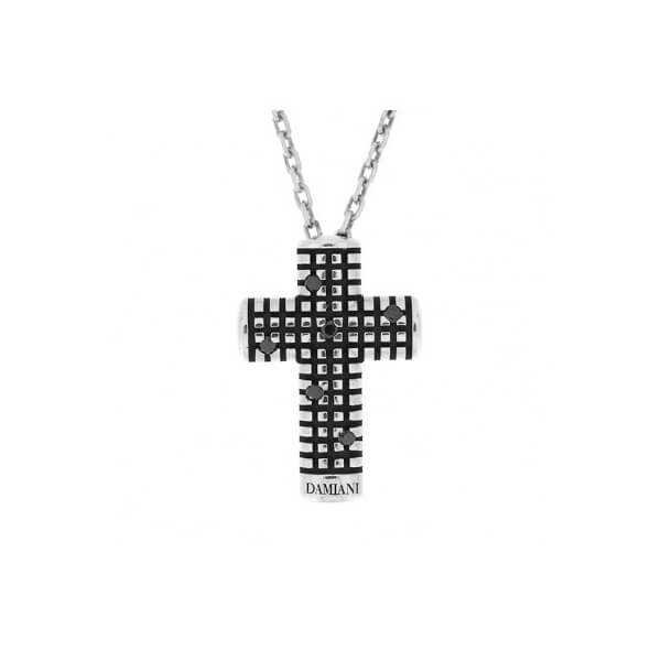 DAMIANI メトロポリタン ブラックダイヤモンドネックレスコピー 20072550