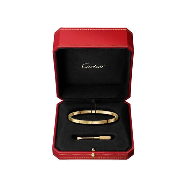 カルティエ LOVE ブレスレット、SM 偽物イエローゴールド B6047317