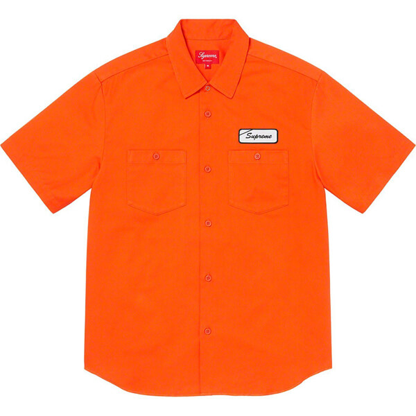 SS21 シュプリーム Dog S/S Work Shirt - シュプリーム ワークシャツ コピー