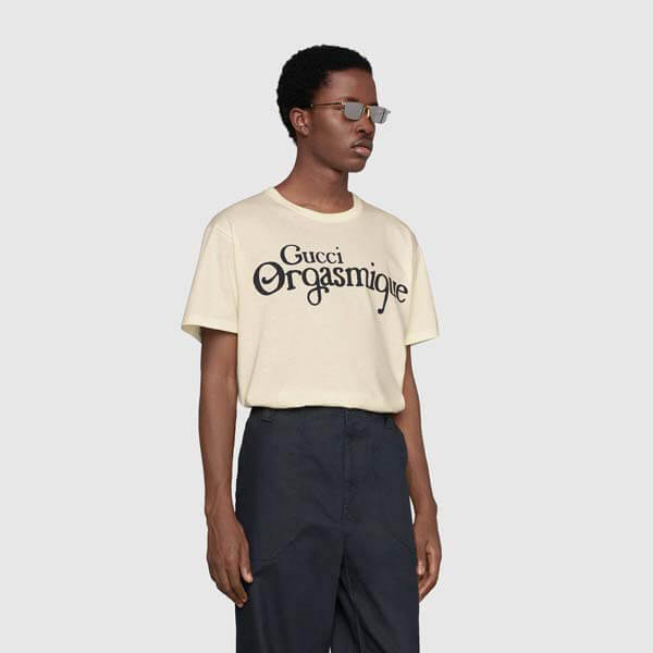 累積売上総額第１位【グッチ★20春夏】グッチ ORGASMIQUE Tシャツコピー