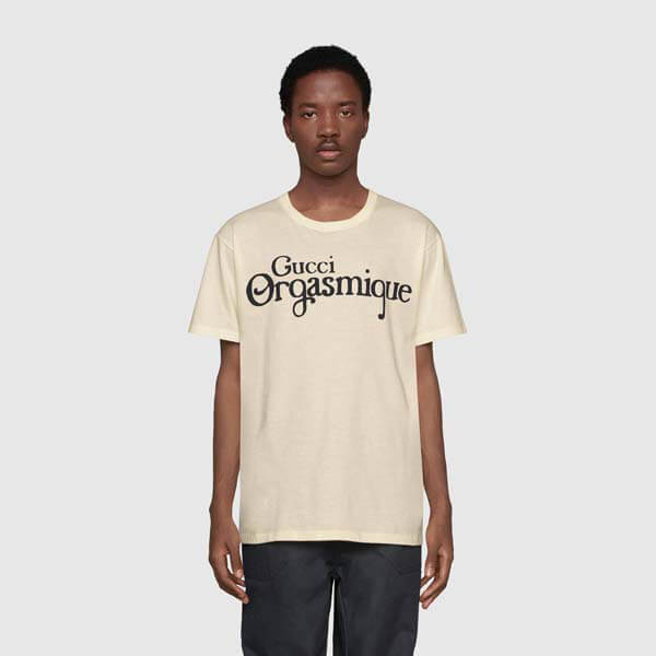 累積売上総額第１位【グッチ★20春夏】グッチ ORGASMIQUE Tシャツコピー