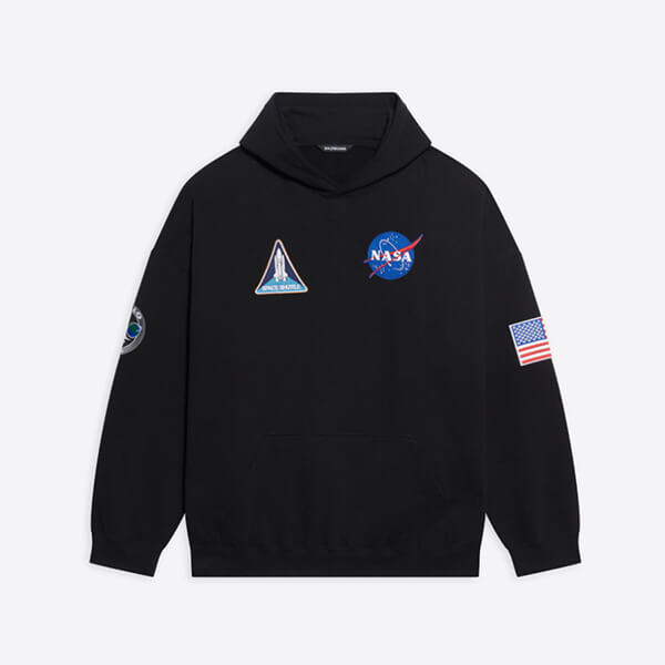 コラボ【バレンシアガ】× NASA スペース ロゴパーカーコピー
