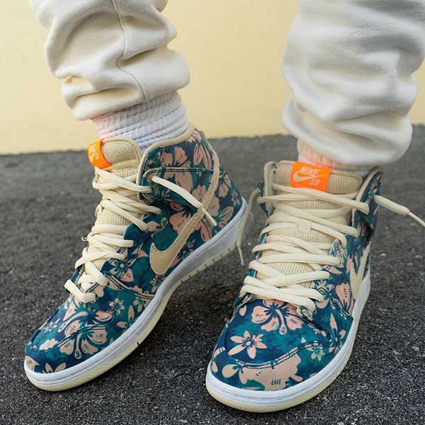 大人気＊ナイキ ダンク偽物SB Dunk High Hawaii＊CZ2232-300＊ハワイ花柄