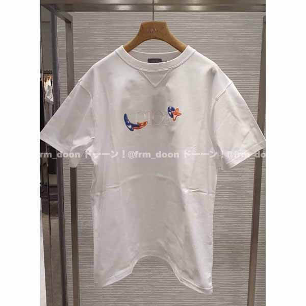 【ディオール】21/22AW AND KENNY SCHARF オーバーサイズ Tシャツコピー
