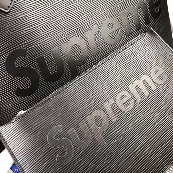 ルイヴィトン シュプリーム スーパーコピー トートバッグ エピ ネヴァーフルMM ブラック M41159