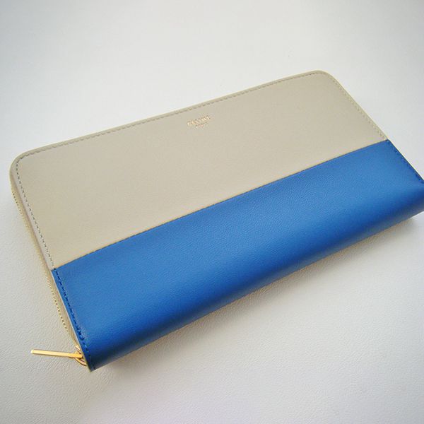 セリーヌ☆CABASバイカラー長財布偽物Zipped Multifunction 105013XTM