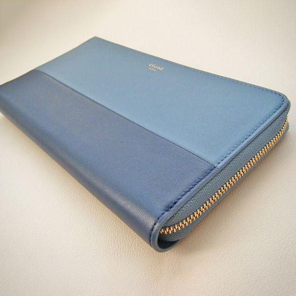 セリーヌ☆CABASバイカラー長財布偽物Zipped Multifunction 105013XTM