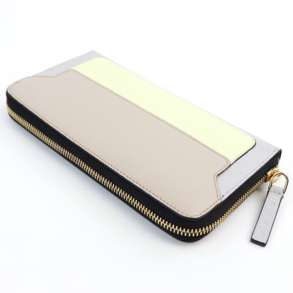 マルニ 財布 サフィアーノ 二つ折り長財布偽物小銭入れ ウォレットPFMOE11U11 LV520 Z173N