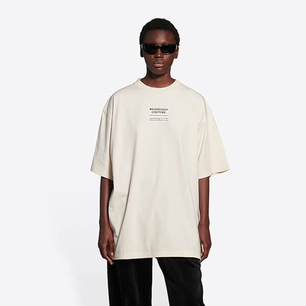 バレンシアガ メンズクチュールボクシーTシャツコピー 651795TJV901070
