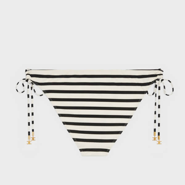 セリーヌ コピー☆ Striped Matt Jersey Bikini Top & Shorts Mariniere 2X787400O.01MH