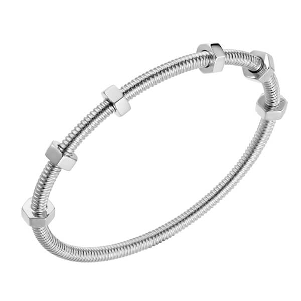 国内発送★カルティエ★メンズ ECROU DE カルティエ ブレスレットコピー WG B6049617