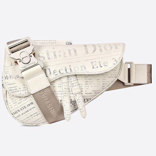 unisex【ディオール】モダン！ニュースペーパープリント偽物☆SADDLE POUCH 1ADPO093YWL_H51E