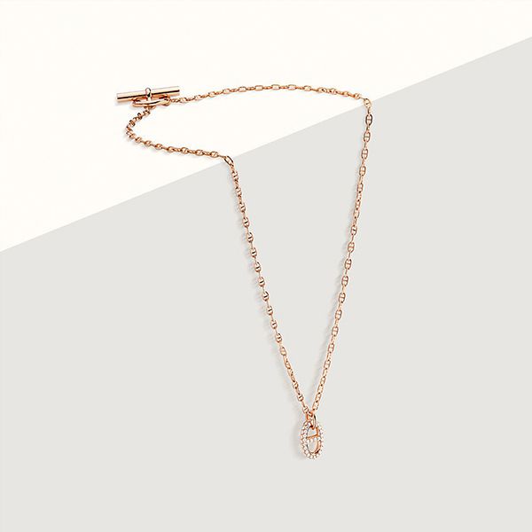 新作 ☆エルメス☆ ペンダント《ファランドール 偽物》PM 18K H221303B 00ST