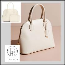 【The Row】Lady カーフレザー バッグ ★ ベストレラー ★ポーチコピー WI222L60 IVORY SHG